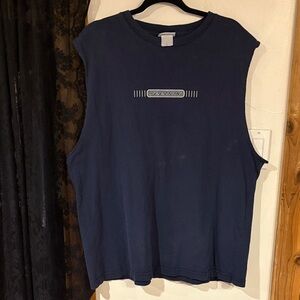 Reebok Navy Blue Men's Tank Top
